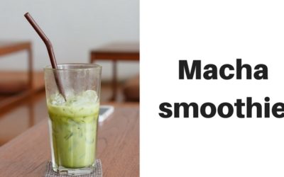Matcha tea smoothie