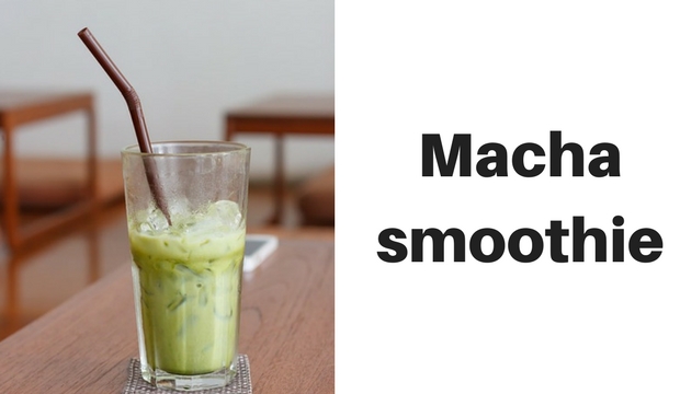 Matcha tea smoothie